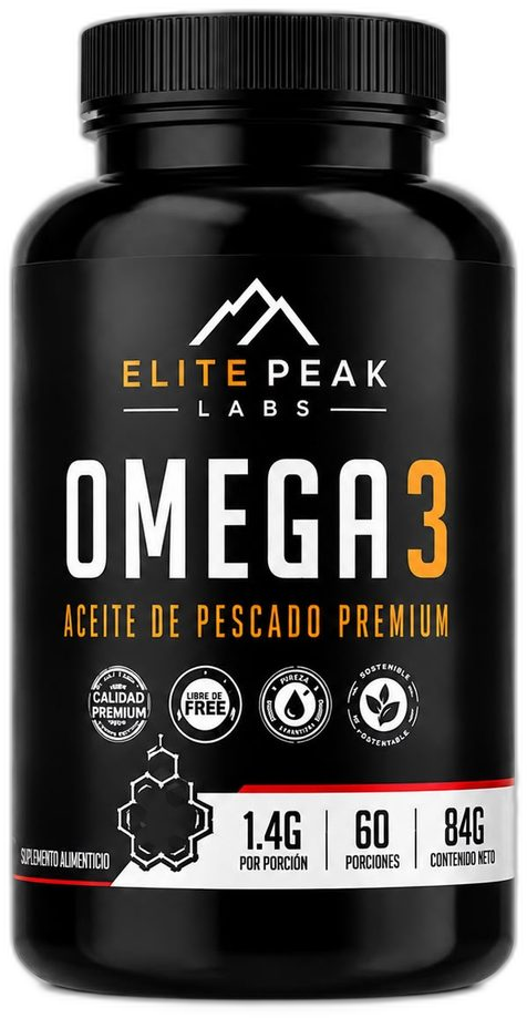 Omega 3 Aceite de Pescado Premium, 60 cápsulas
